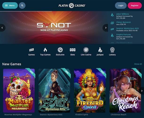 Testbericht zu Platin Casino